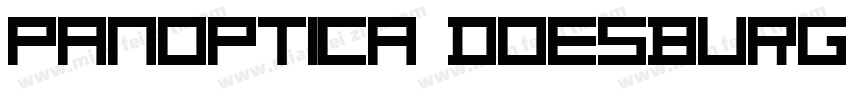 Panoptica Doesburg字体转换